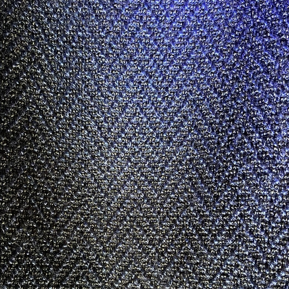 Blue and Brown Cape with Luxurious Fur Trim - Picture 3 of 6